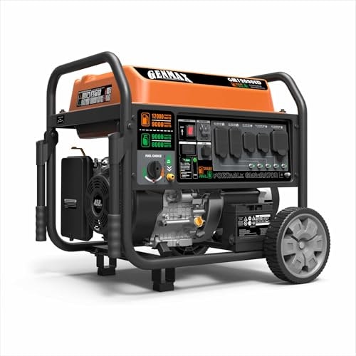 Genmax GM12000ED Dual Fuel Portable Generator: $725.90 Genmax GM12000ED Dual Fuel Portable Generator: $725.90