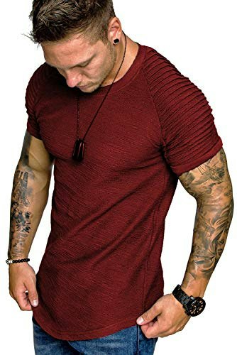Coofandy Men's Short Sleeve Workout Muscle Tee: $16.98