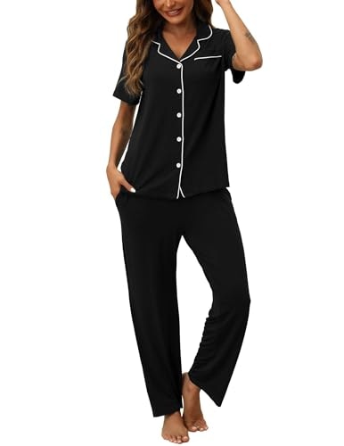 HNG Women's Button-Up Pajama Set: $21.24 HNG Women's Button-Up Pajama Set: $21.24