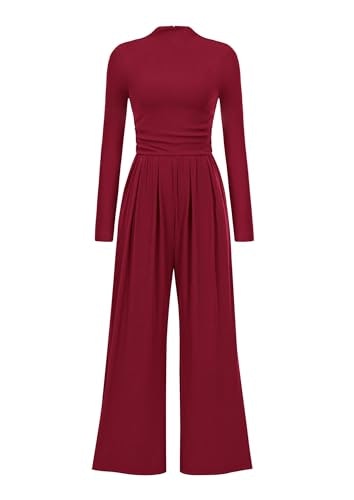 Prettygarden Women's Long Sleeve Wide Leg Jumpsuit: $32.89 Prettygarden Women's Long Sleeve Wide Leg Jumpsuit: $32.89