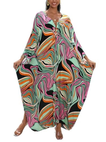 Nfvnkj Boho Plus Size Kaftan Dress: $16.99 Nfvnkj Boho Plus Size Kaftan Dress: $16.99