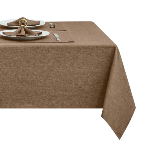 HomeJoy 60x104-Inch Rectangular Linen Tablecloth: $14.99