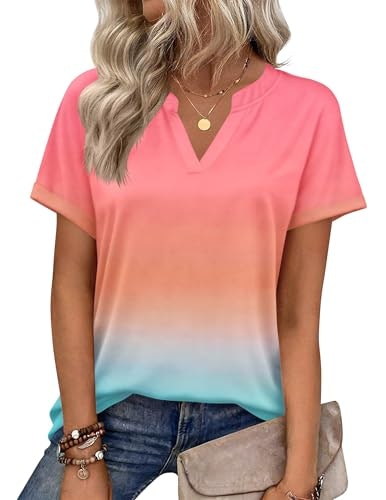 Zeagoo Women's V-Neck Short Sleeve Business Casual Blouse: $8.49 Zeagoo Women's V-Neck Short Sleeve Business Casual Blouse: $8.49