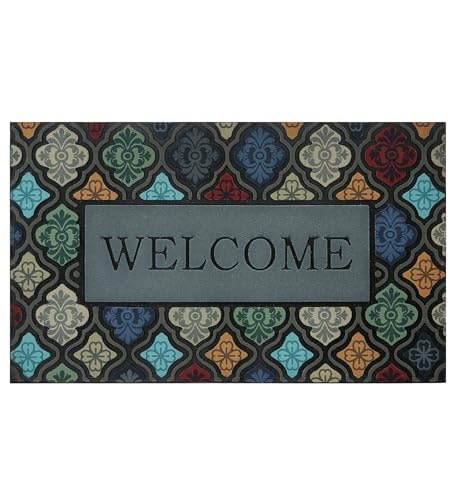 Iouwy 18x30-Inch Non-Slip Rubber Back Door Mat: $26.99 Iouwy 18x30-Inch Non-Slip Rubber Back Door Mat: $26.99