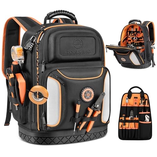 Lokass 18.1-inch Heavy-Duty Tool Backpack: $79.99 Lokass 18.1-inch Heavy-Duty Tool Backpack: $79.99