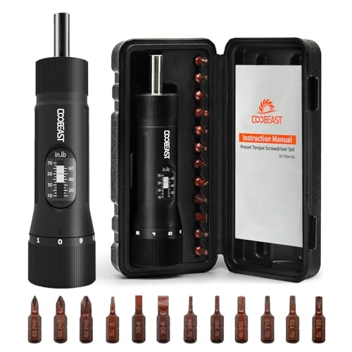 Coobeast 1/4” Drive Torque Screwdriver 13-Piece Set: $25.45 Coobeast 1/4” Drive Torque Screwdriver 13-Piece Set: $25.45