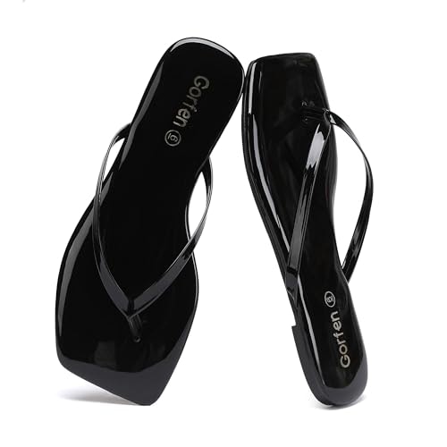Gorfen Women's Square Toe Flip Flops: $23.08 Gorfen Women's Square Toe Flip Flops: $23.08
