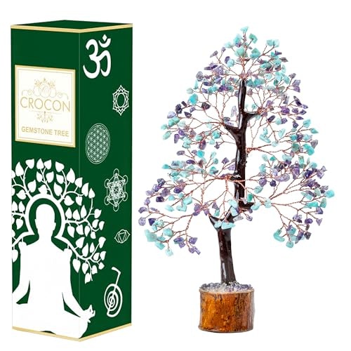 Crocon Amethyst and Amazonite Crystal Tree: $20.38 Crocon Amethyst and Amazonite Crystal Tree: $20.38