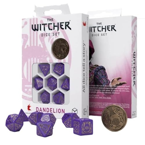 Q-Workshop Witcher Dandelion Dice Set: $16.51 Q-Workshop Witcher Dandelion Dice Set: $16.51