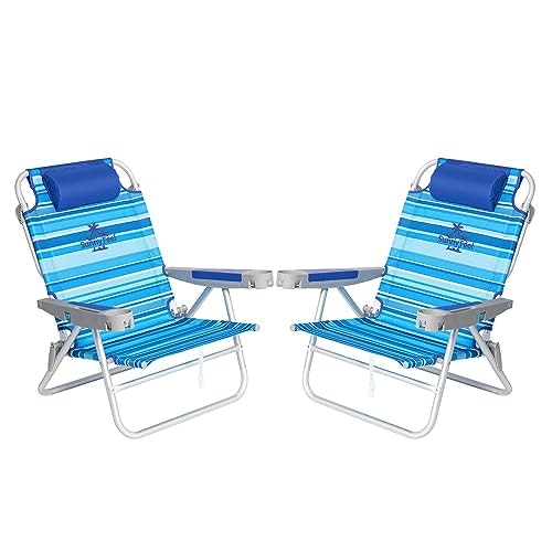 Sunnyfeel 28-Inch 5-Position Folding Beach Chair 2-Pack: $127.48 Sunnyfeel 28-Inch 5-Position Folding Beach Chair 2-Pack: $127.48