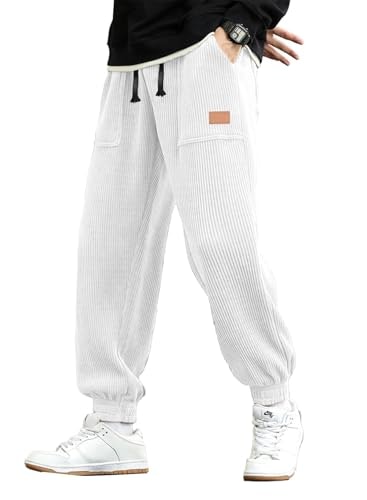 JMIERR Men's Corduroy Jogger Sweatpants: $17.99 JMIERR Men's Corduroy Jogger Sweatpants: $17.99