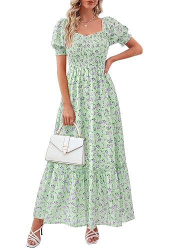 Prettygarden Women's Floral Boho Eyelet Maxi Dress: $31.97 Prettygarden Women's Floral Boho Eyelet Maxi Dress: $31.97