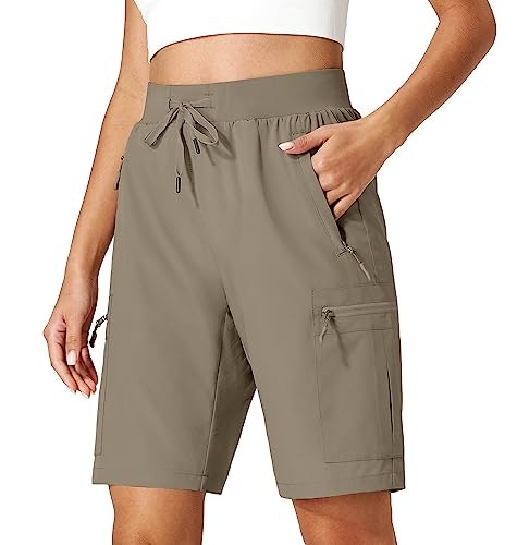 Ksmien Women's Quick-Dry Hiking Cargo Shorts: $23.19 Ksmien Women's Quick-Dry Hiking Cargo Shorts: $23.19