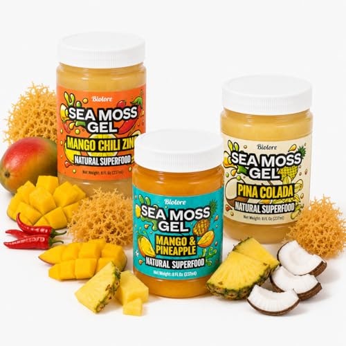 Biolore Sea Moss Gel 8-oz. 3-Pack: $28.74