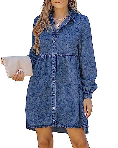 LookbookStore Long Sleeve Button Down A-Line Dress: $39.09 LookbookStore Long Sleeve Button Down A-Line Dress: $39.09