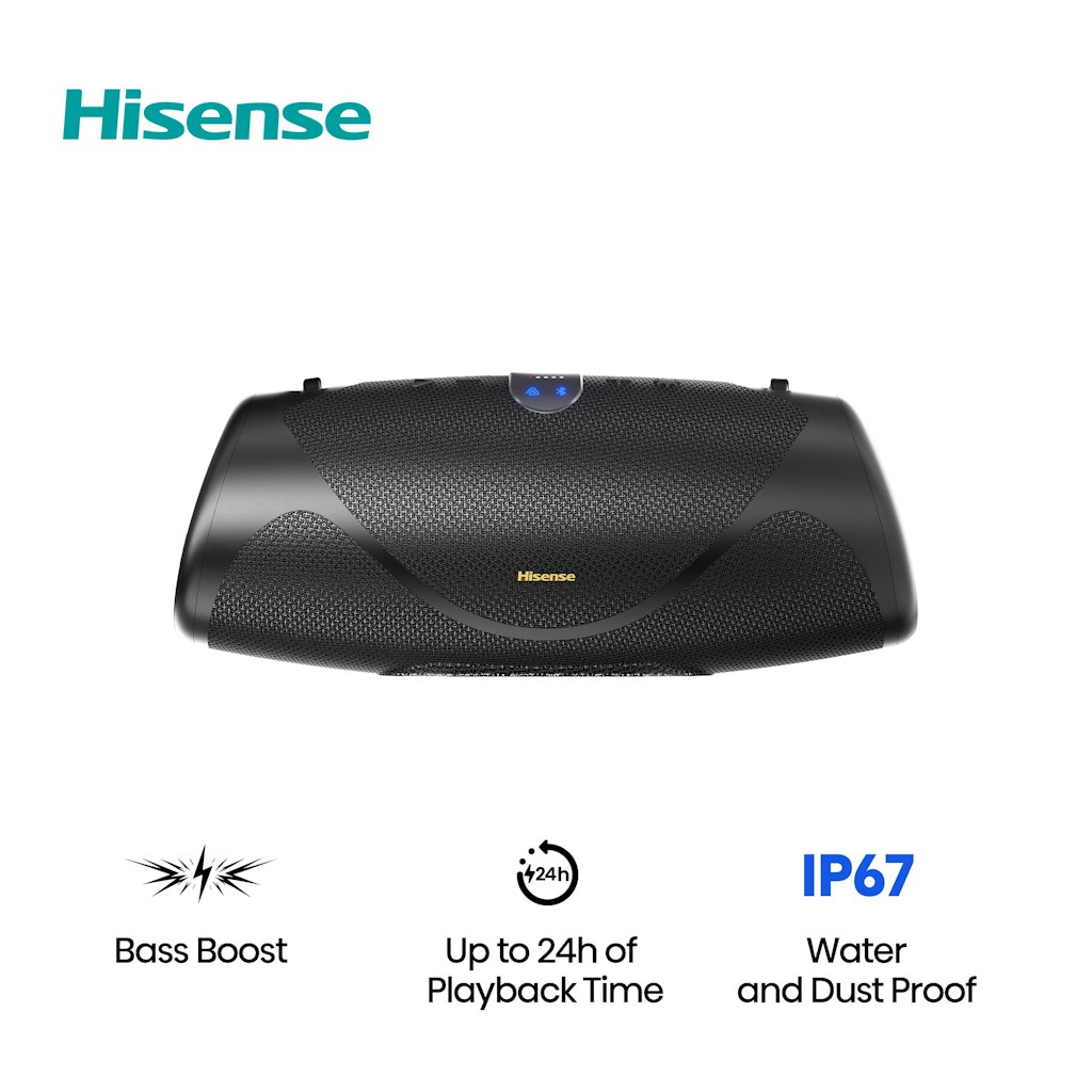 Hisense Portable Speaker: $199.99 Hisense Portable Speaker: $199.99