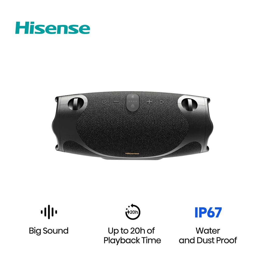 Hisense Portable Speaker: $119.99 Hisense Portable Speaker: $119.99