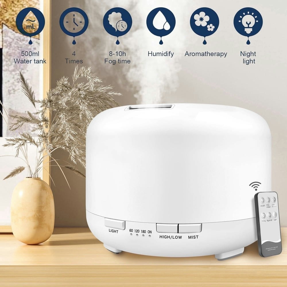 Bcooss 500ml Essential Oil Diffuser: $15.29