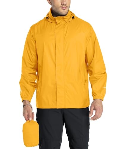 33,000ft Men's Packable Lightweight Waterproof Rain Jacket: $33.99 33,000ft Men's Packable Lightweight Waterproof Rain Jacket: $33.99
