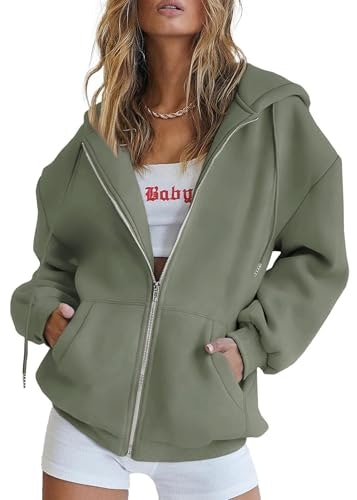 Prettygarden Women's Zip-Up Hoodie: $31.99 Prettygarden Women's Zip-Up Hoodie: $31.99