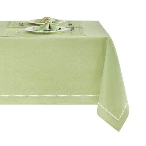 HomeJoy 60x84-Inch Linen Farmhouse Tablecloth: $16.14 HomeJoy 60x84-Inch Linen Farmhouse Tablecloth: $16.14