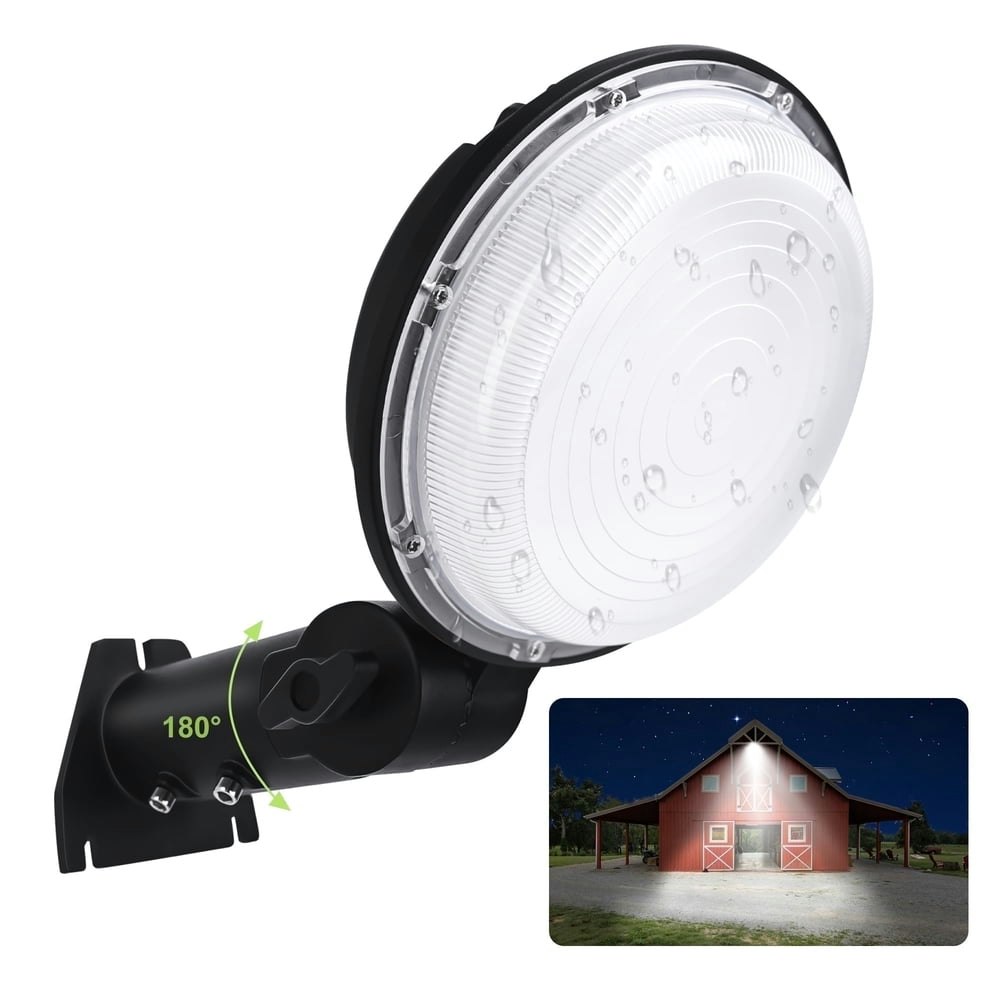Ohhani 120W 20,000-Lumen LED Dusk to Dawn Barn Light: $26.99