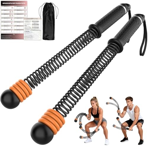 Ropeless Battle Ropes with 8 Adjustable Weight Rings: $18.68 Ropeless Battle Ropes with 8 Adjustable Weight Rings: $18.68