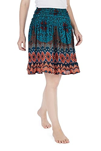 Lannaclothesdesign Women's Boho Knee Length Skirt: $15.59