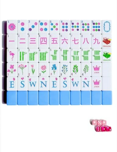 Hyzyey 160-Piece Acrylic American Mah Jongg Tile Set: $77.34