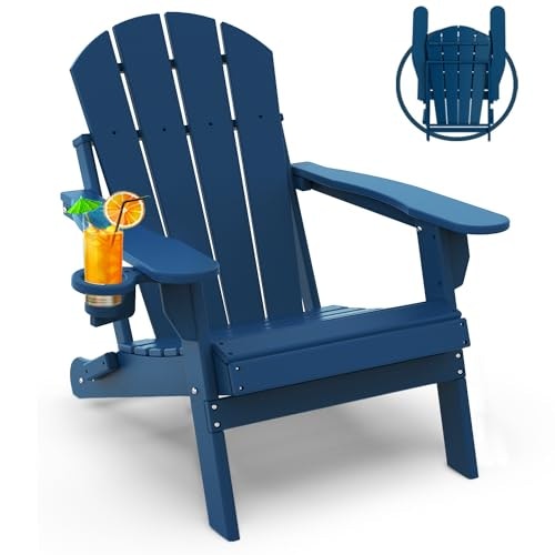 Greenvines Folding Adirondack Chair: $118.99 Greenvines Folding Adirondack Chair: $118.99