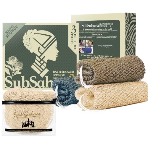 SubSahara 45-Inch Exfoliating Net Sponge 3-Pack: $9.99