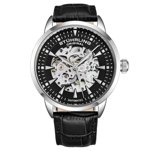 Stuhrling Original Skeleton Automatic Leather Strap Watch: $99.99 Stuhrling Original Skeleton Automatic Leather Strap Watch: $99.99