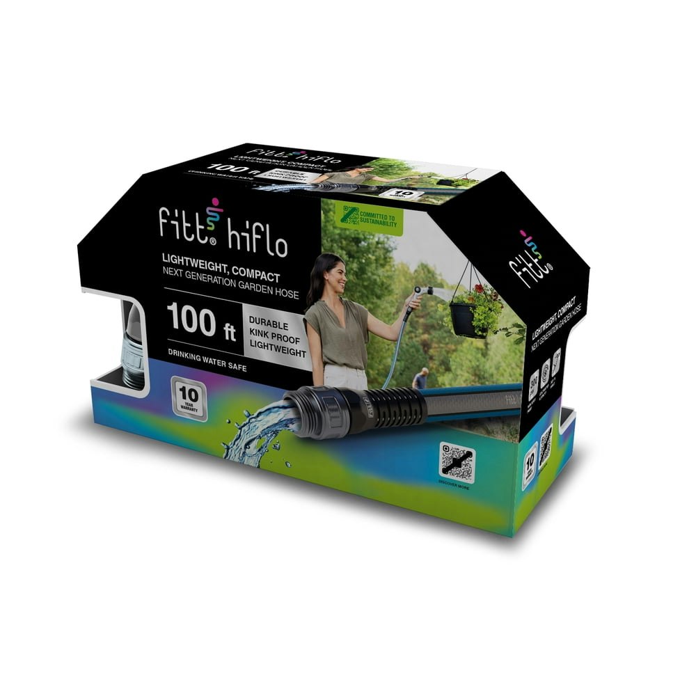 Fitt HiFlo 1/2" x 100-Foot Commercial Garden Hose: $46.55 Fitt HiFlo 1/2" x 100-Foot Commercial Garden Hose: $46.55