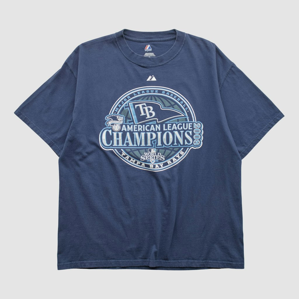 Tampa Bay Rays 2008 Majestic Vintage T-Shirt: $54.99 Tampa Bay Rays 2008 Majestic Vintage T-Shirt: $54.99