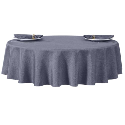 HomeJoy 70-inch Round Polyester Linen Tablecloth: $14.44 HomeJoy 70-inch Round Polyester Linen Tablecloth: $14.44