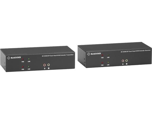 Black Box KVX Series KVXLCHDP-200 4K Dual-Head KVM Extender: $1,088.80 Black Box KVX Series KVXLCHDP-200 4K Dual-Head KVM Extender: $1,088.80