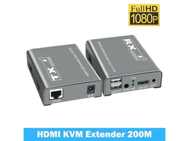 1080p 200M HDMI KVM Over Ethernet Extender: $248.92 1080p 200M HDMI KVM Over Ethernet Extender: $248.92