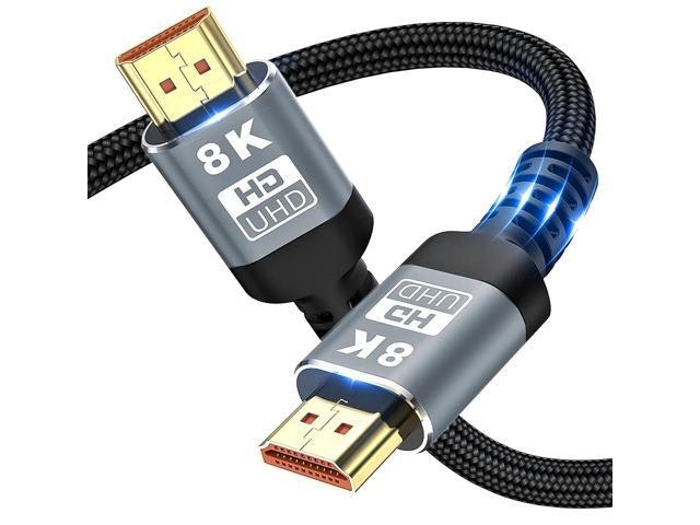8K HDMI 2.1 Braided Cable 1.5-Meter: $25.63 8K HDMI 2.1 Braided Cable 1.5-Meter: $25.63