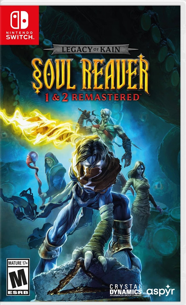 Legacy of Kain: Soul Reaver 1 & 2 Remastered for Nintendo Switch: $29.99 Legacy of Kain: Soul Reaver 1 & 2 Remastered for Nintendo Switch: $29.99