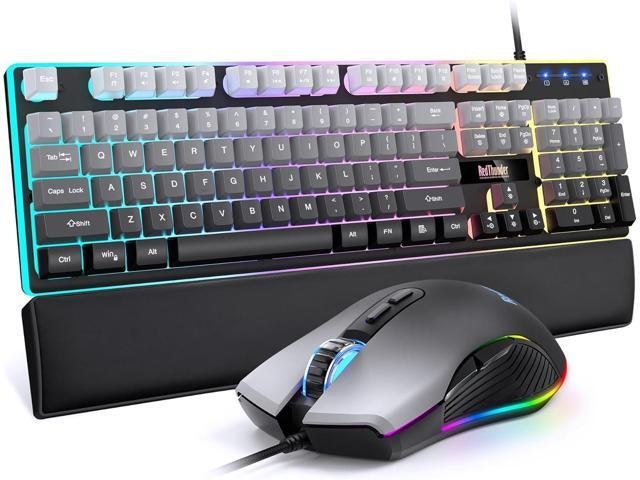 RedThunder K10 Wired Gaming Keyboard and Mouse Combo: $93.58