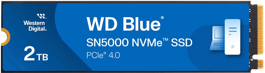 Sandisk SN5000 2TB PCIe Gen 4 NVMe Internal SSD: $154.99