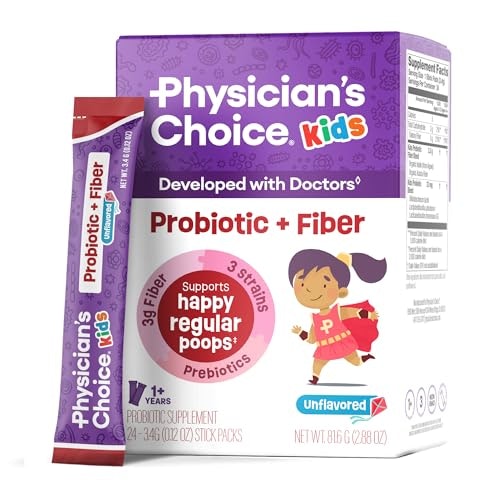 Physician's Choice Kids Probiotic and Prebiotic Fiber 24-Pack: $21.59 Physician's Choice Kids Probiotic and Prebiotic Fiber 24-Pack: $21.59