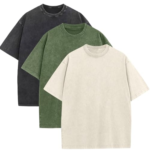 Men's Oversized Cotton T-Shirt 3-Pack: $33.99