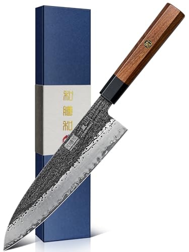Hoshanho 8-inch 10Cr15MoV Steel Chef Knife: $45.99