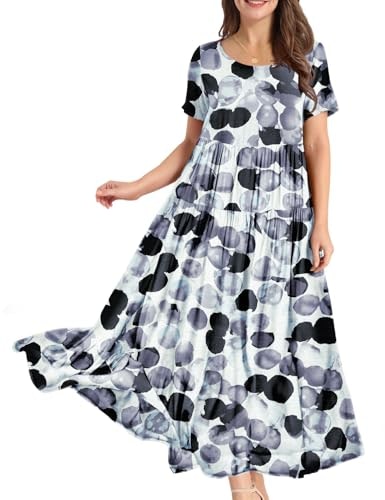 Yesno Women's Casual Bohemian Floral Maxi Dress: $24.95