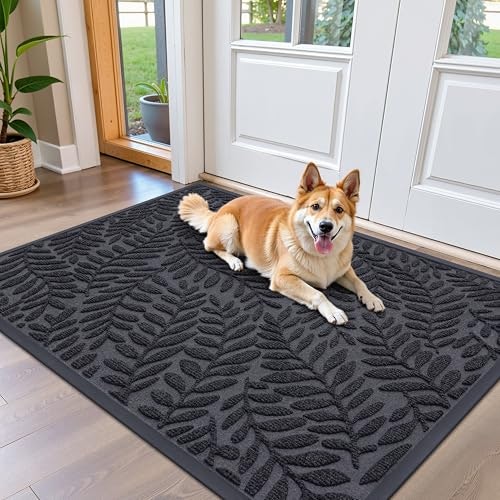 Olanly 47" x 32" Heavy-Duty Rubber Door Mat: $51.84