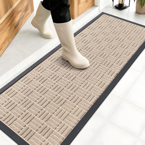 Olanly 47x17-Inch Heavy-Duty Rubber Front Door Mat: $34.98