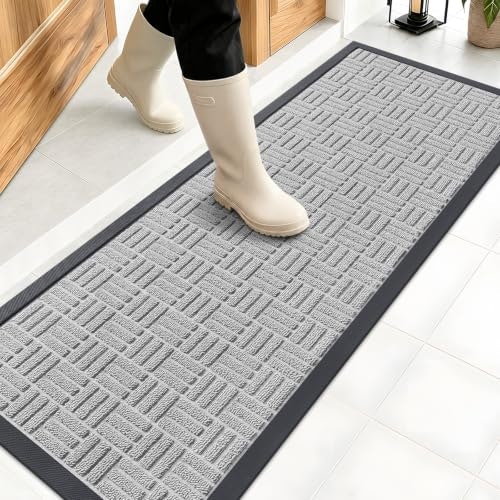 Olanly 47x17-Inch Heavy-Duty Rubber Front Door Mat: $29.74