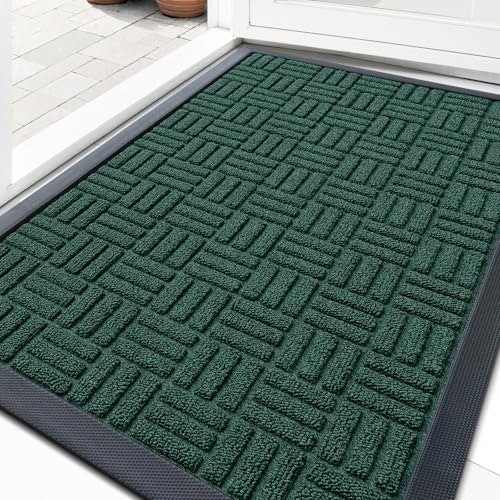 Olanly 33" x 21" Heavy-Duty Rubber Front Door Mat: $33.98