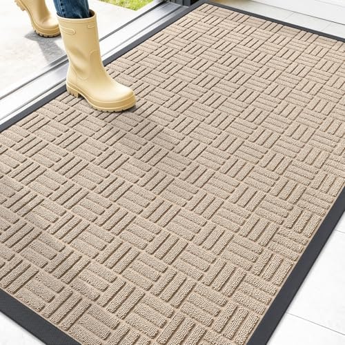Olanly 47x32-inch Heavy-Duty Rubber Doormat: $50.98